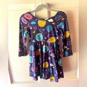 Space-Themed Kids Dress